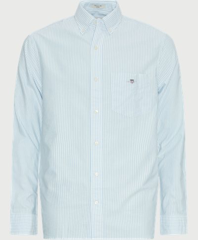 Gant Shirts REG OXFORD BANKER STRIPE SHIRT 3000230 Blue
